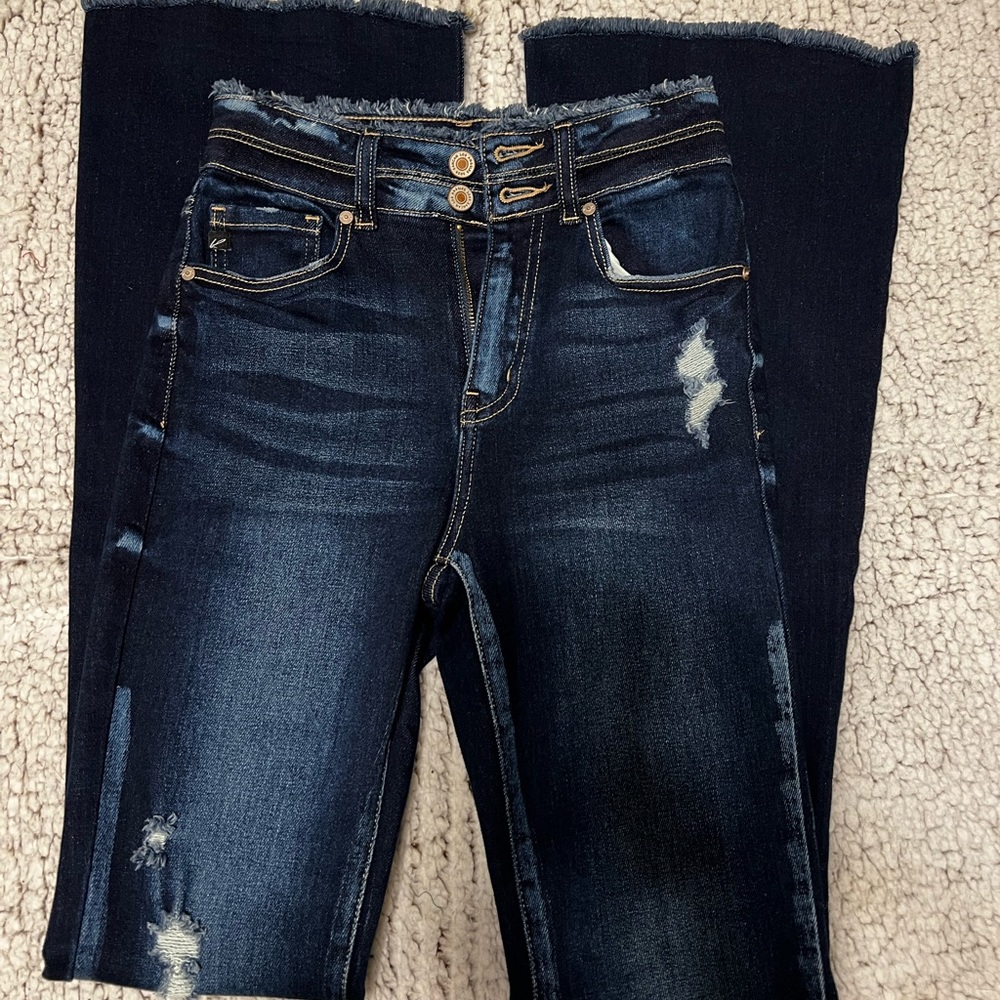 1/24 KanCan Flares Dark Denim
